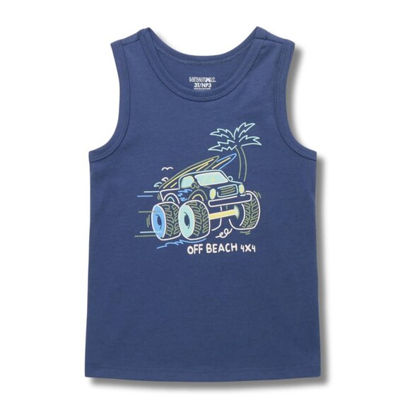 Garanimals Toddler Boys Graphic Jersey Tanks & Shorts Bundle - Size 4T - NWT - Picture 4 of 5